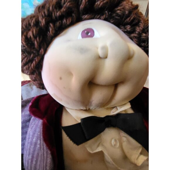 Vintage 1986 Cabbage Patch Kids Christmas Edition Soft Sculpture Miguel - Picture 3 of 12
